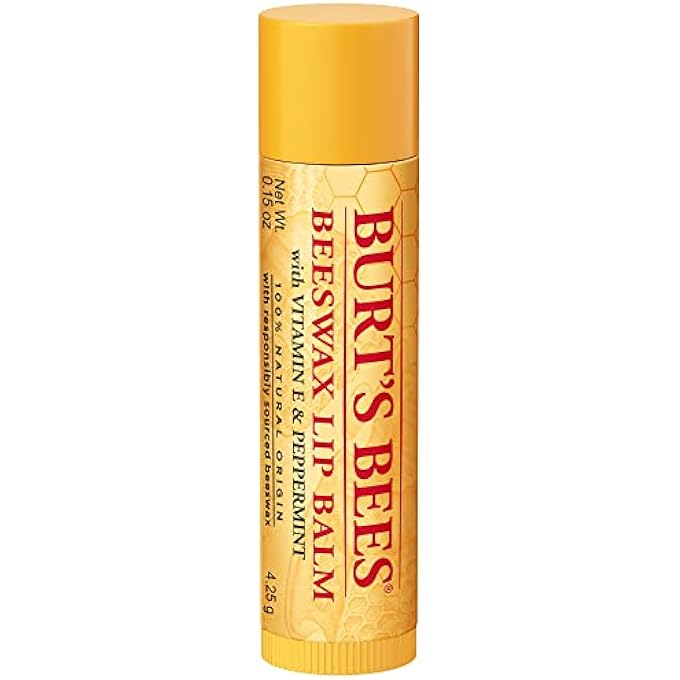 Burt's Bees BEESWAX LIP BALM WITH VITAMIN E & PEPPERMINT, 0.15 OZ - Image 2